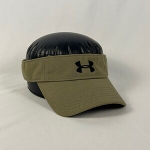 Under Armour HeatGear Visor OSFA Green Performance Adjustable Mesh Golf Tennis